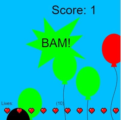 Balloon Popping Game - By Nyles J.