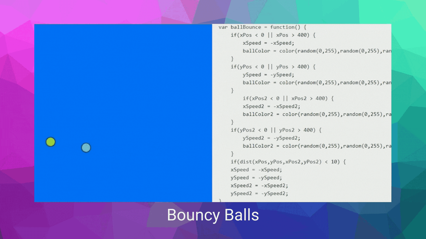 Bouncing Balls JavaScript Project