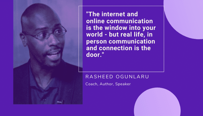 Rasheed Ogunlaru quote on communication